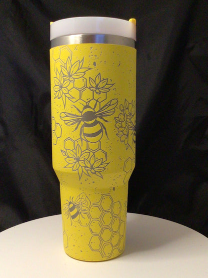 Bee engraved wrap