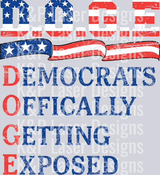 DOGE Department Of Government Efficiency Support Trump Distressed