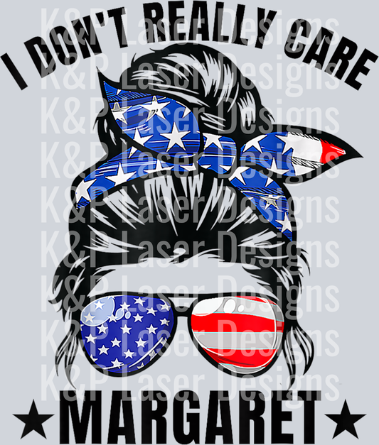 I Don_t Really Care Margaret Funny Minimalist JD Vance T-Shirt