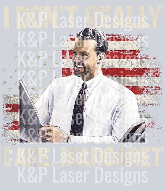 I Don_t Really Care Margaret Funny Minimalist JD Vance T-Shirt (1)